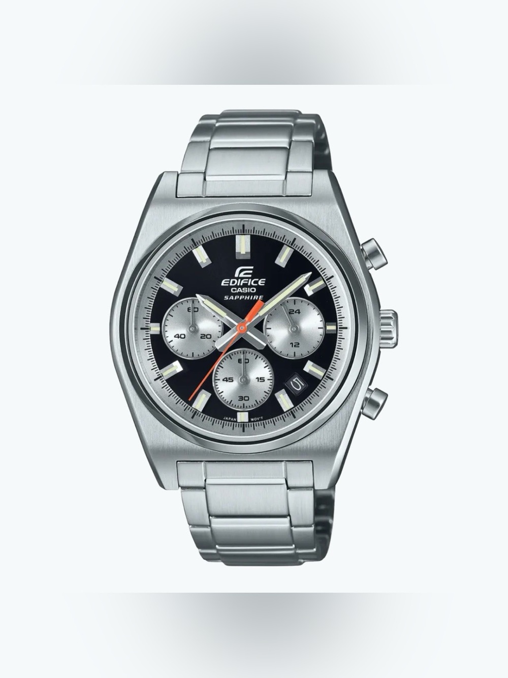 Casio Edifice EFB-730D-1AV Analog Chronograph Watch (Black)